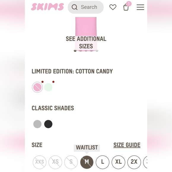 NWOT SKIMS Cotton Candy Soft Lounge Sleeveless Long Dress Pink Maxi Kim K New - Picture 3 of 12